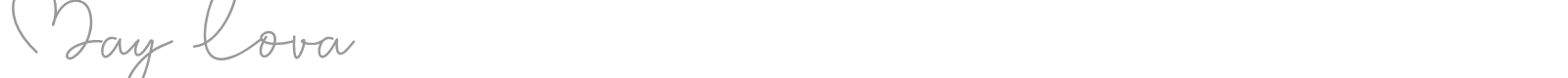 May Lova font preview